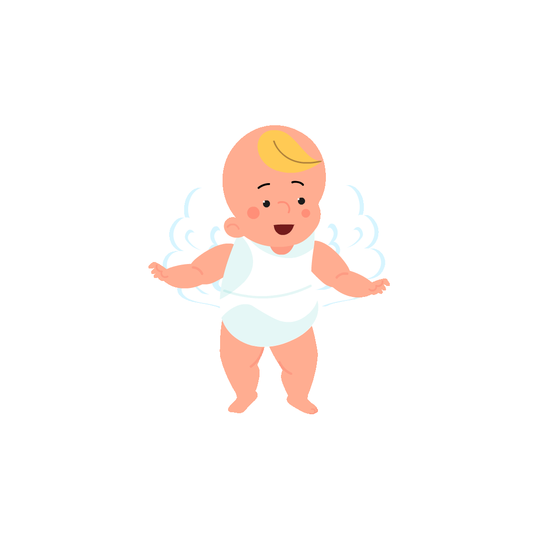 Following baby